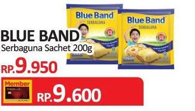 Promo Harga BLUE BAND Margarine Serbaguna 200 gr - Yogya