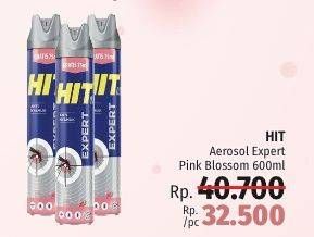 Promo Harga HIT Aerosol Expert Pink Blossom 600 ml - LotteMart