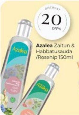 Promo Harga AZALEA Zaitun Oil Rosehip Oil, Habbatussauda Oil 150 ml - Carrefour