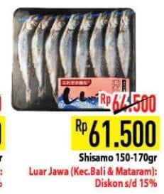 Promo Harga Ikan Shisamo 150 gr - Hypermart