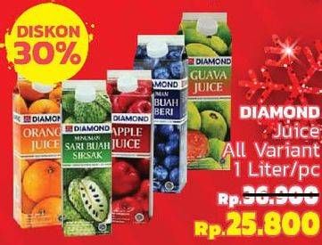 Promo Harga DIAMOND Juice All Variants 946 ml - LotteMart