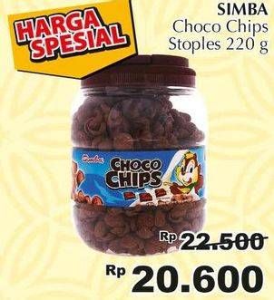 Promo Harga SIMBA Cereal Choco Chips 220 gr - Giant