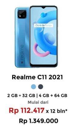 Promo Harga REALME C11 2021 2GB + 32GB, 4GB + 64GB  - Erafone