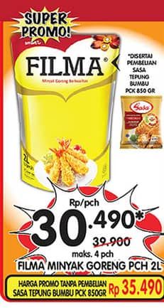 Promo Harga Filma Minyak Goreng 2000 ml - Superindo