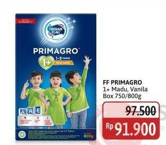 Promo Harga Frisian Flag Primagro 1+ Madu, Vanilla 800 gr - Alfamidi