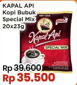 Promo Harga Kapal Api Kopi Bubuk Special Mix per 20 sachet 24 gr - Indomaret