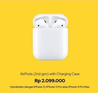 Promo Harga APPLE AirPods Generasi Ke-2  - iBox