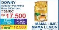 Promo Harga Downy Premium Parfum Pashmina Rose 550 ml - Indomaret