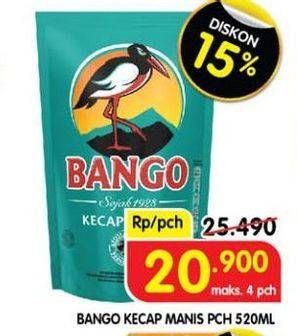 Promo Harga Bango Kecap Manis 520 ml - Superindo
