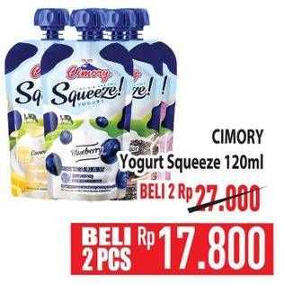 Promo Harga Cimory Squeeze Yogurt 120 gr - Hypermart