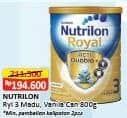 Promo Harga Nutrilon Royal 3 Susu Pertumbuhan Madu, Vanila 800 gr - Alfamart
