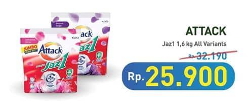 Promo Harga Attack Jaz1 Detergent Powder All Variants 1700 gr - Hypermart