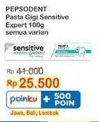 Promo Harga Pepsodent Pasta Gigi Sensitive Expert All Variants 100 gr - Indomaret