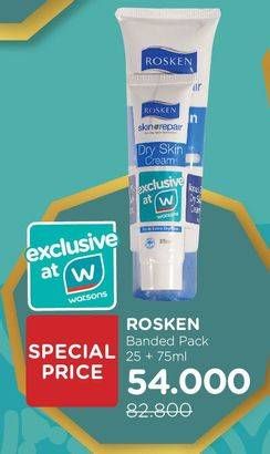 Promo Harga ROSKEN Dry Skin Repair Cream  - Watsons