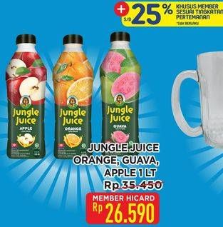 Promo Harga Diamond Jungle Juice Orange, Guava, Apple 1000 ml - Hypermart