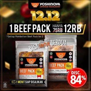 Promo Harga Yoshinoya Beef Pack  - Yoshinoya