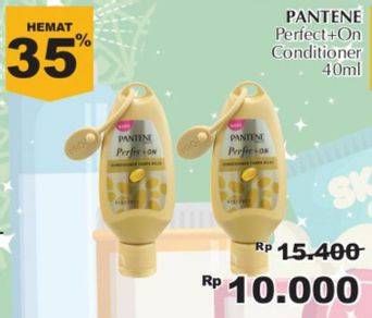 Promo Harga PANTENE Perfect ON Conditioner Tanpa Bilas 40 ml - Giant