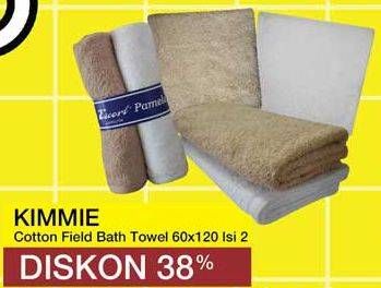 Promo Harga KIMMIE Towel 60x120 per 2 pcs - Yogya