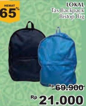 Promo Harga LOKAL Tas Backpack Bistop Sport  - Giant