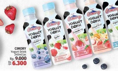 Promo Harga Cimory Yogurt Drink Blueberry, Lychee, Strawberry, Mixed Fruit, Tayo Original 250 ml - LotteMart