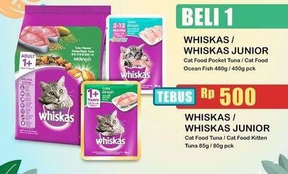 Promo Harga WHISKAS Cat Food  - Indomaret