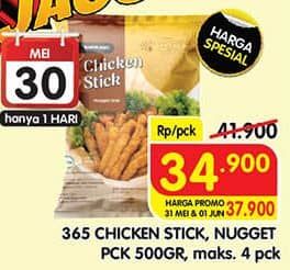 Promo Harga 365 Chicken Nugget 500 gr - Superindo