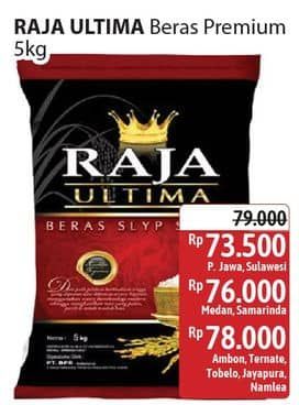 Promo Harga Raja Ultima Beras Slyp Super 5000 gr - Alfamidi