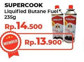 Promo Harga SUPER COOK Liquified Butane Fuel 235 gr - Yogya