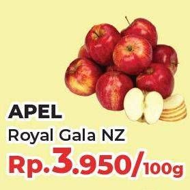 Promo Harga Apel Royal Gala NZ per 100 gr - Yogya