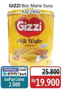 Promo Harga Gizzi Festive Milk Biscuit Selection 240 gr - Alfamidi