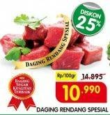 Promo Harga Daging Rendang Sapi Spesial per 100 gr - Superindo