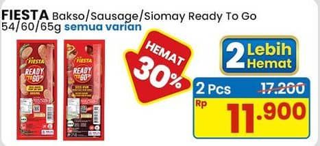 Promo Harga Fiesta Ready To Go All Variants 54 gr - Indomaret