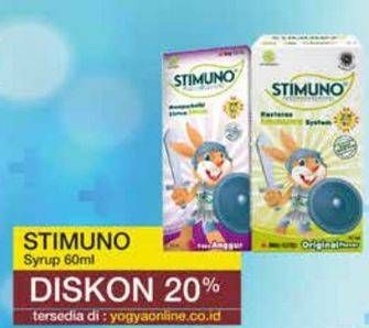 Promo Harga Stimuno Restores Immunes Syrup 60 ml - Yogya