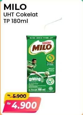 Promo Harga Milo Susu UHT Original 180 ml - Alfamart