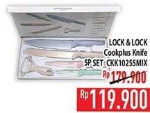 Promo Harga LOCK & LOCK Cookplus Knife Rainbow 5 pcs - Hypermart