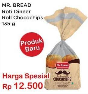 Promo Harga MR BREAD Roti Tawar Choco Chips 135 gr - Indomaret