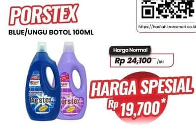 Promo Harga Yuri Porstex Pembersih Porselen Biru, Purple 1000 ml - Carrefour