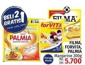 Promo Harga FILMA/FORVITA/PALMIA Margarine 200gr  - LotteMart