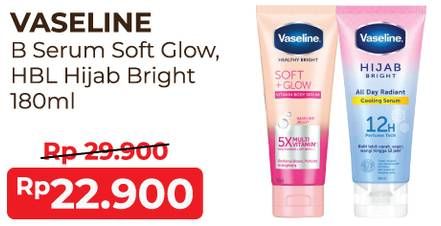 Promo Harga Vaseline Healthy Bright  Soft Glow/Hijab Bright  - Alfamart