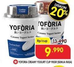 Promo Harga YOFORIA Yoghurt All Variants 90 gr - Superindo