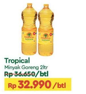 Promo Harga Tropical Minyak Goreng 2000 ml - TIP TOP