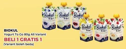 Promo Harga Biokul Yogurt To Go! All Variants 80 gr - Yogya