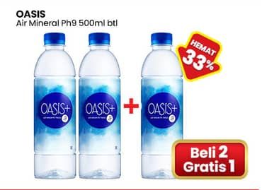 Promo Harga Oasis Air Mineral 500 ml - Indomaret