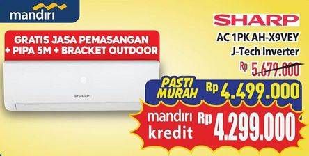 Promo Harga SHARP AH-X9VEY - AC 1PK  - Hypermart