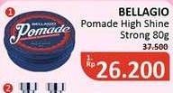 Promo Harga BELLAGIO Pomade High Shine & Normal Hold 80 gr - Alfamidi