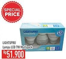 Promo Harga Lightspro Lampu LED Bulb 7W 3 pcs - Hypermart