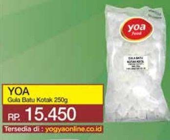 Promo Harga YOA Gula Batu Kotak 250 gr - Yogya