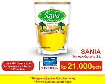 Promo Harga SANIA Minyak Goreng 2 ltr - Indomaret