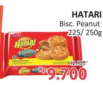 Promo Harga Asia Hatari Jam Biscuits Peanut 250 gr - Alfamidi