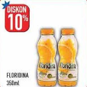 Promo Harga FLORIDINA Juice Pulp Orange 350 ml - Hypermart
